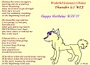 Happy Birthday WZF !