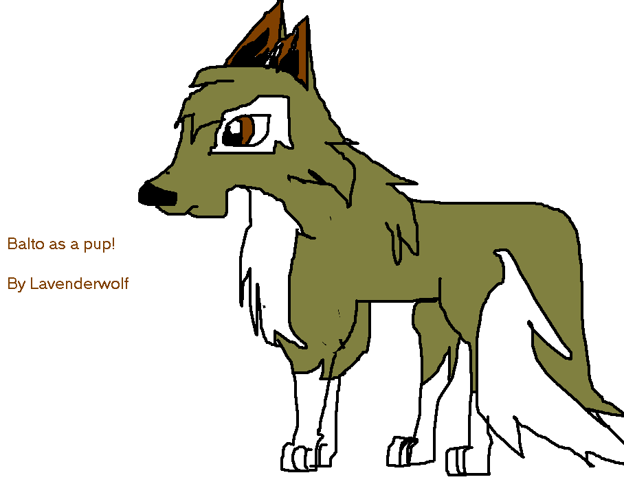 Balto as a pup