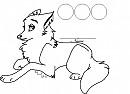 .::Free female wolf lineart!::.