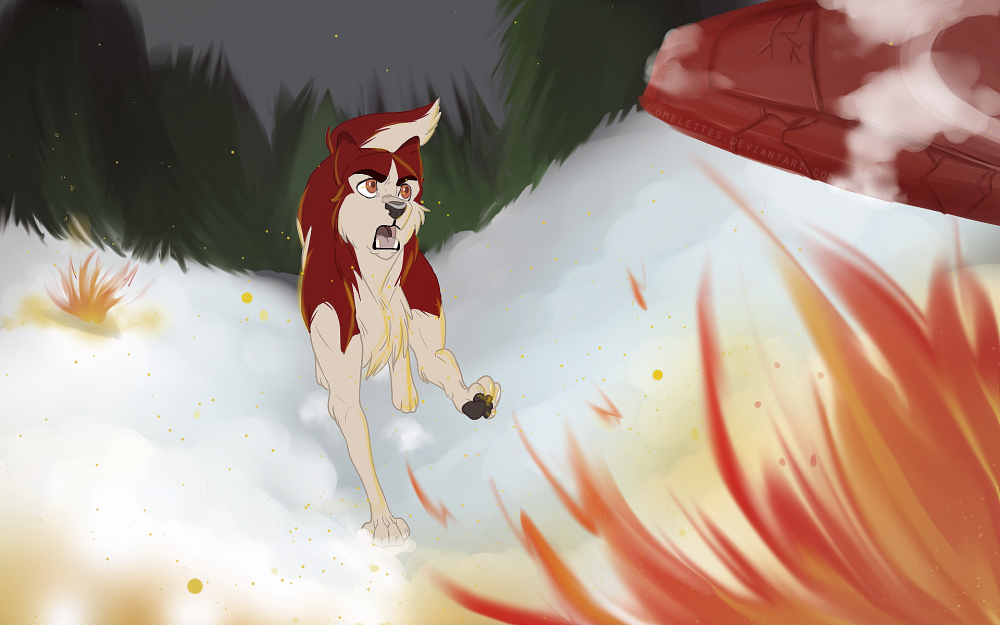 fire and flames