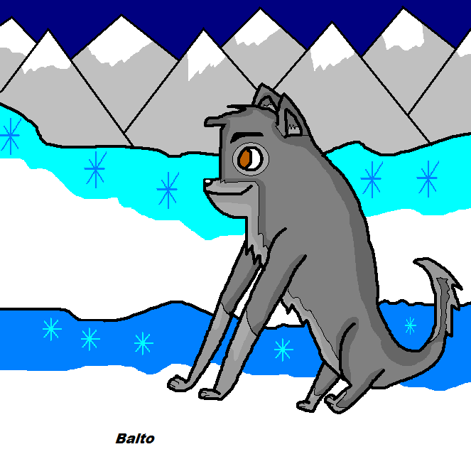 Balto in the Snow by Lighteningwolf