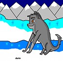 Balto in the Snow by Lighteningwolf