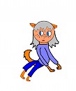 Seleana the half wolf half human