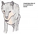 Wolf from movie