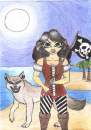 Lobo y Senora Pirate de la Luna