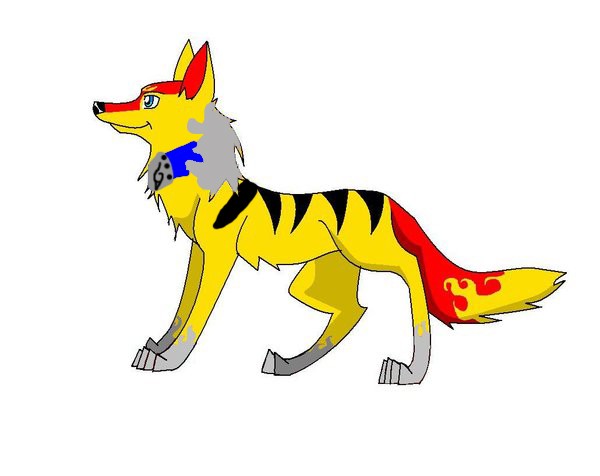 Kamari Inuzuka's new wolf form