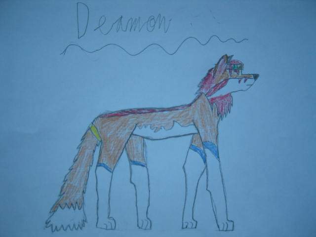 	Reddeamon_wolf gift art