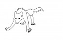 wolf lineart
