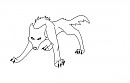 wolf lineart