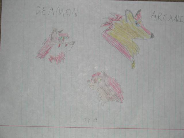 Arcanine,Deamon,Lara