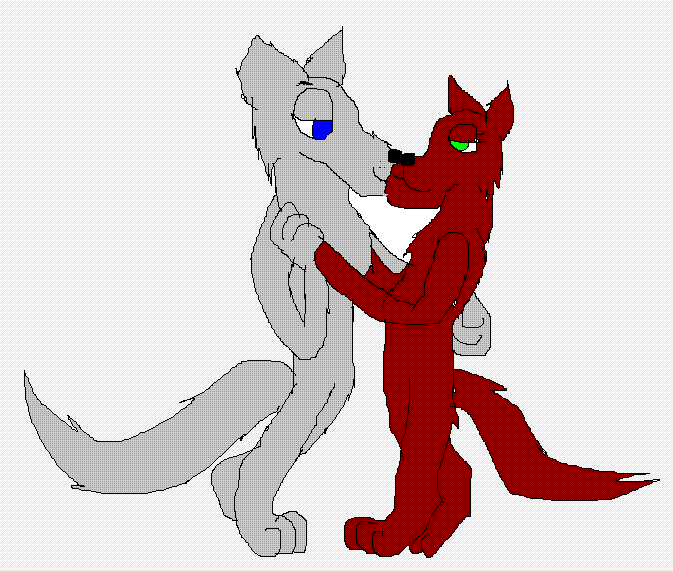 Dancing wolves