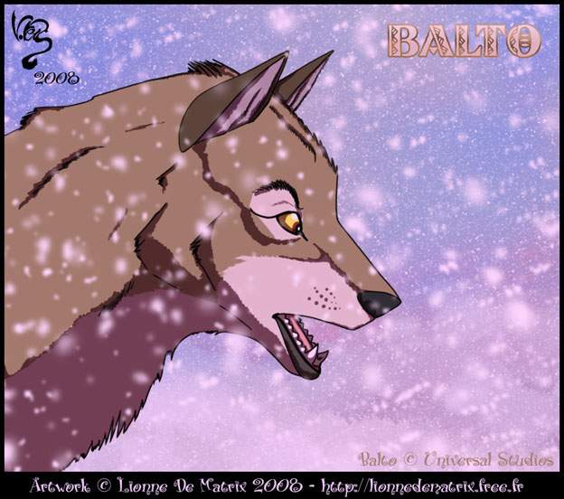 Balto en style Wolf Rain