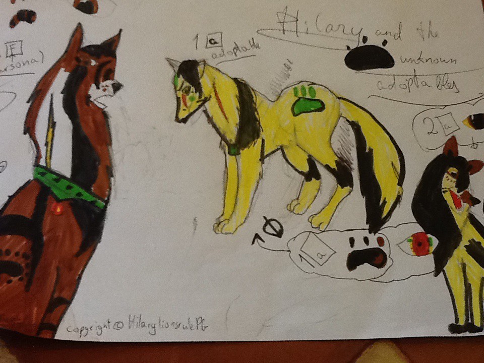 MY fursona and adoptables