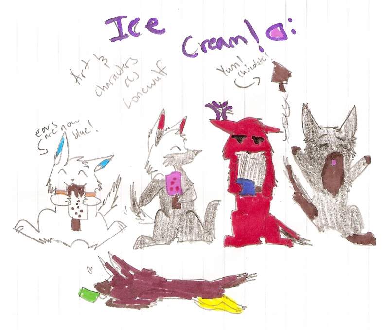 We all scream for Ice cream!!XD