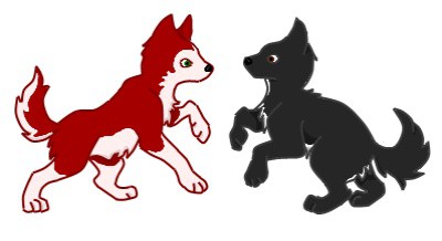 Jenna and Kelsie as pups