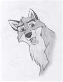 My drawing of Balto