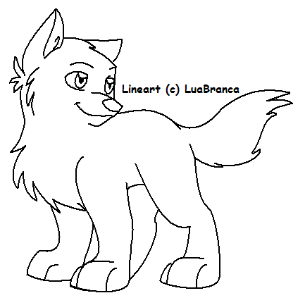 Pup Lineart