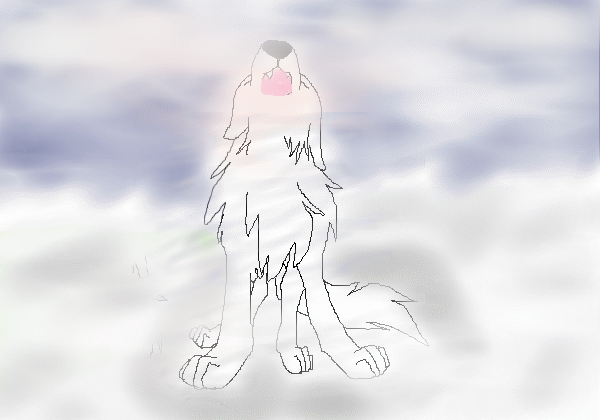 White wolf spirit