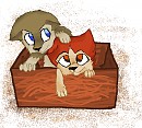 Sibling Rivalry (K.K. Cat)