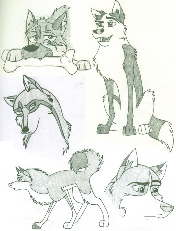 Black and White doodle dump