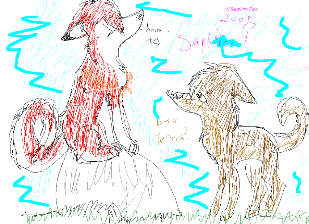 FIRST TABLET DRAWING EVAH.. (of balto XD)