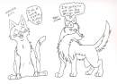 Alphonse kitten and Tetsuo puppy!