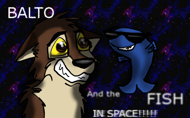 Balto and a fish
