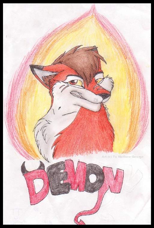 Commission - Demon Wolf
