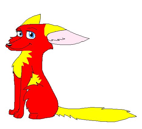 Fire as a fennec.