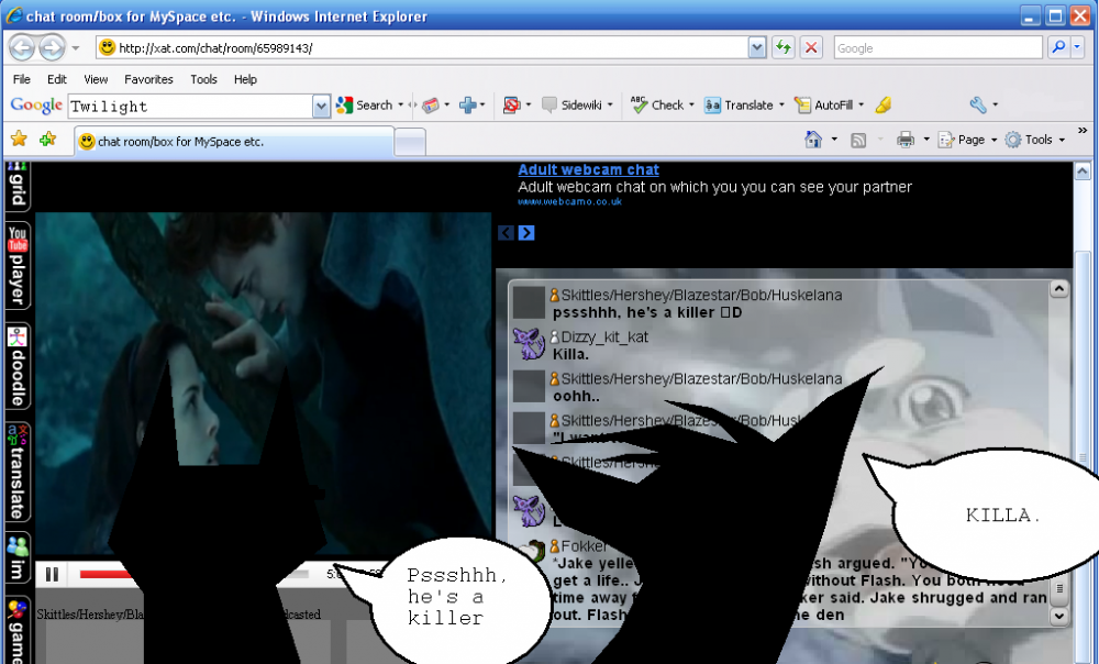 Watchin twilight.X)