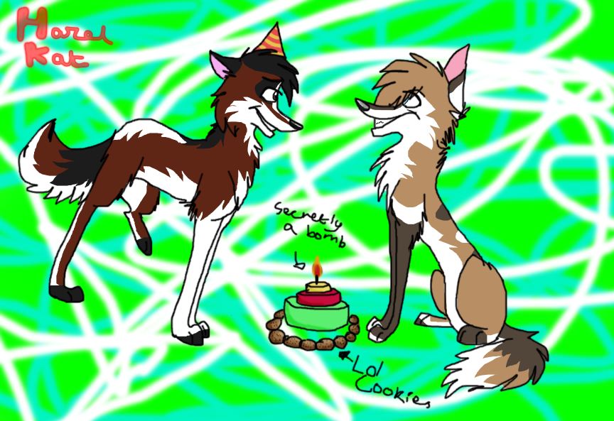 MWAHAHAHA HAPPY BARFDAY TO YOU.....