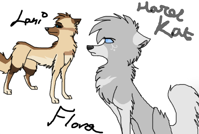 Flora and Lani dewdles