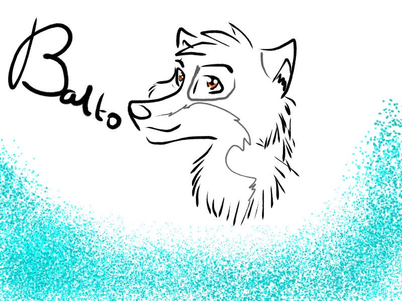 Balto on an online sketch thingy....