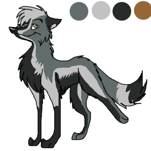 Alsatian Shepalute character design for Kristal