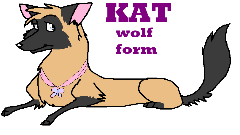 Kat in wolf form