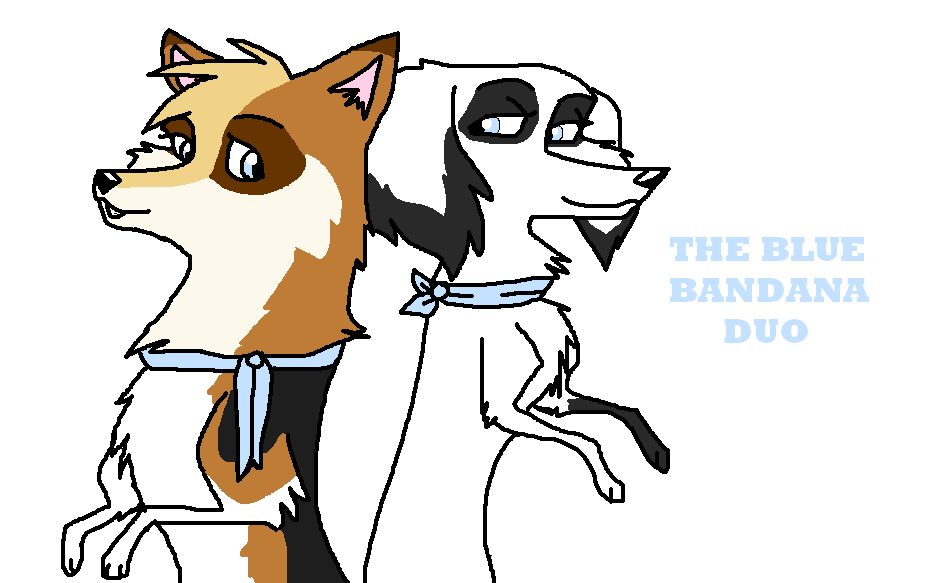 The Blue Bandana Duo!