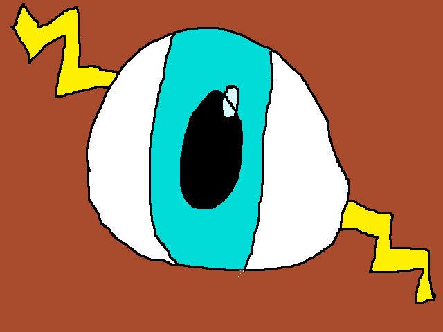 Lightings bolts eye