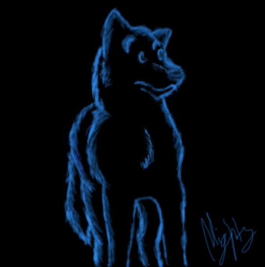 Balto in the moon light