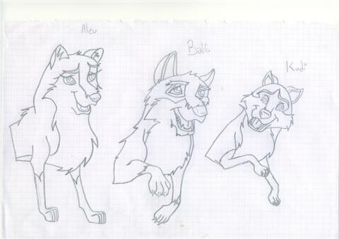 une partie de la famille de Balto