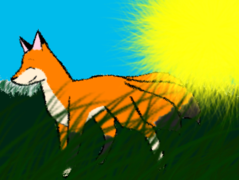 three tailed fox