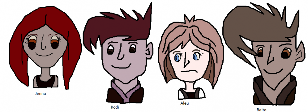 humanised characters 1