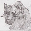 Balto Shaded (hand Drawing)