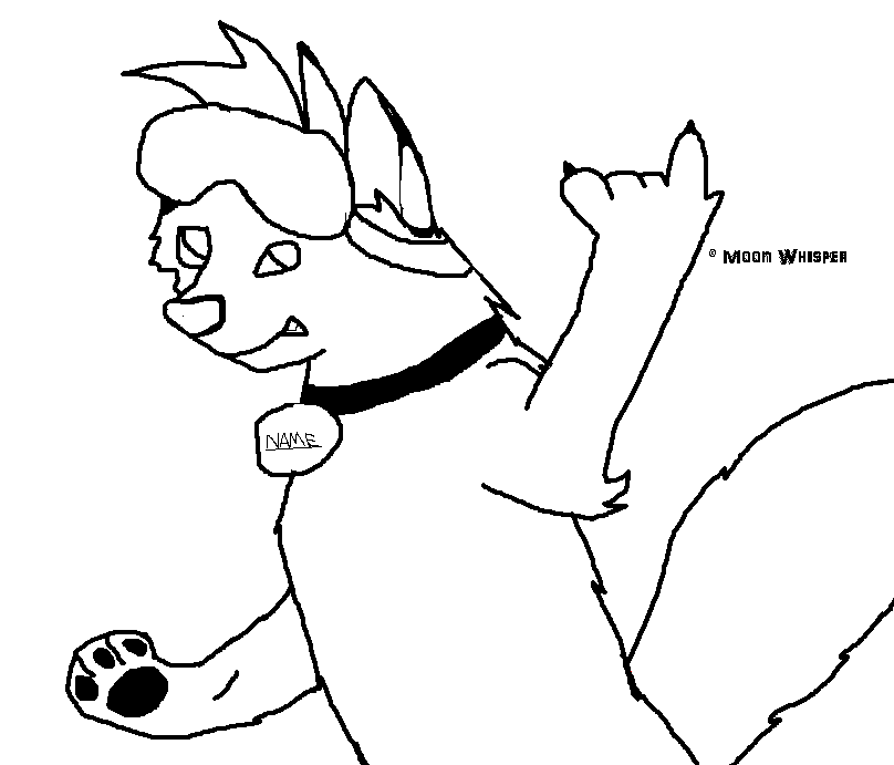 Anthro lineart
