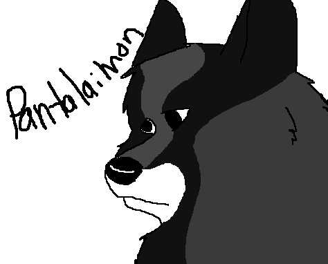 Pantalaimon MS Paint Drawing