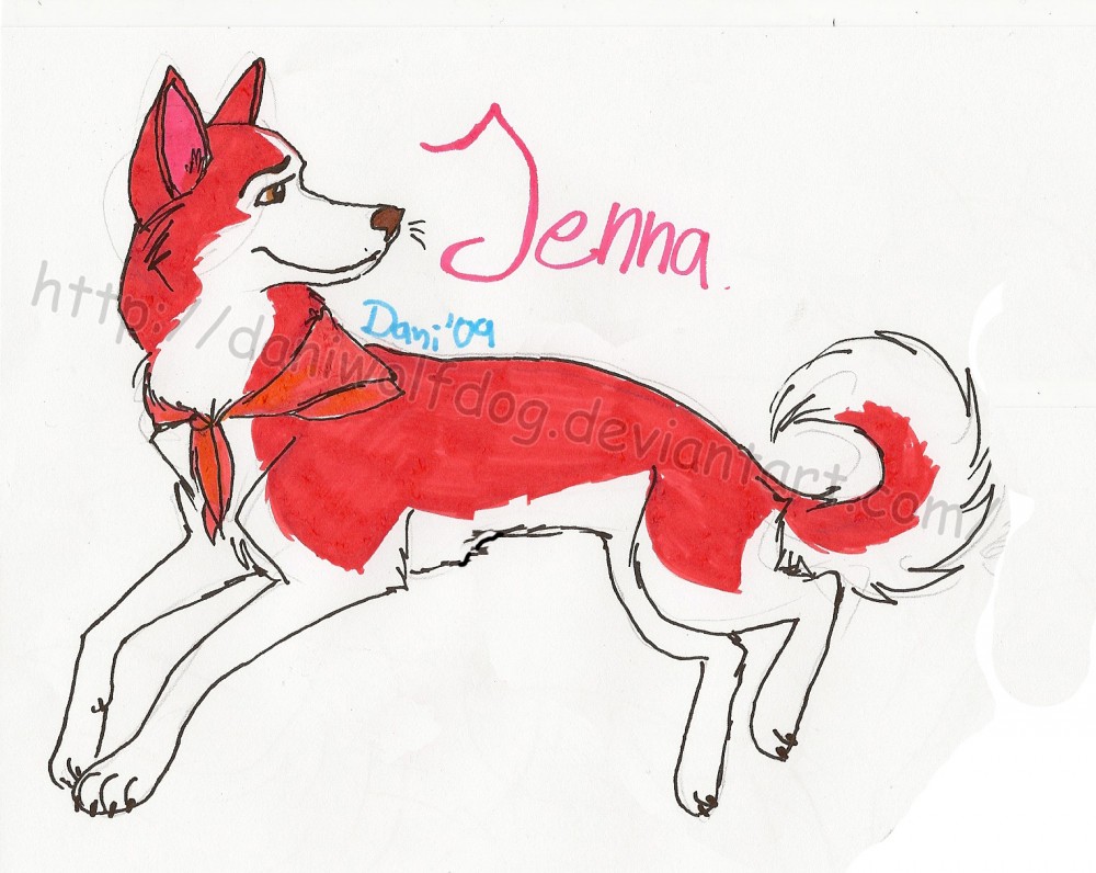 Jenna Lying down