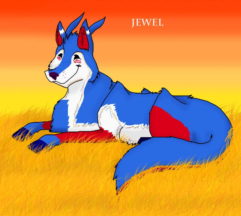 my half of the trade with wolf_lover95