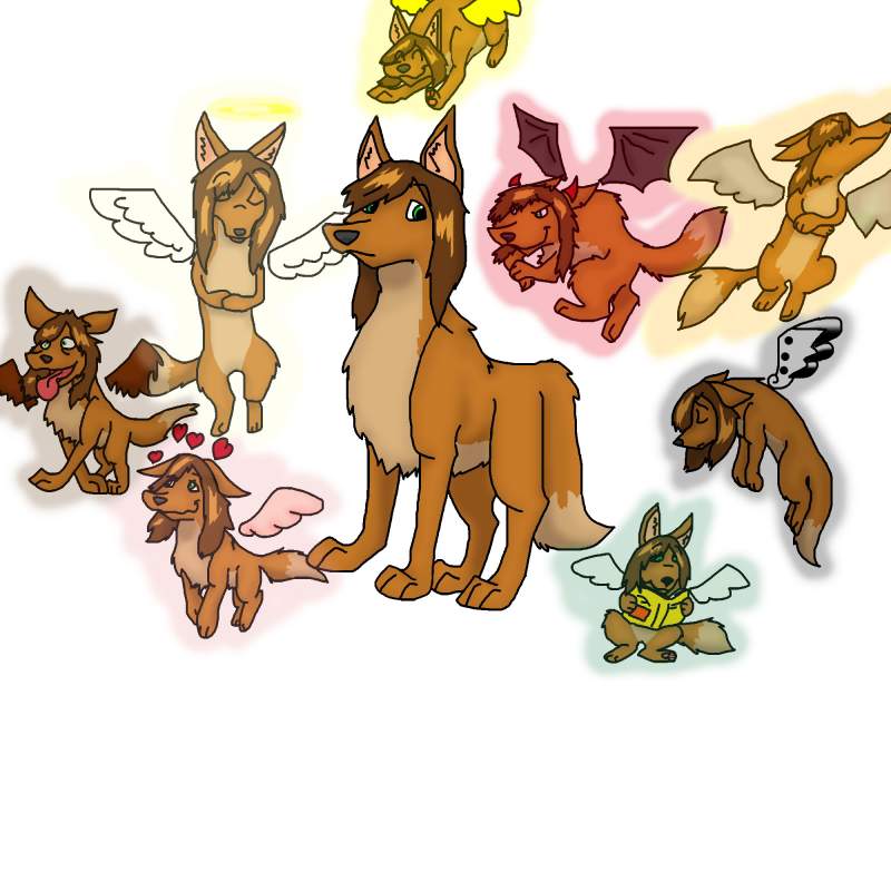 the many me`s of me XD