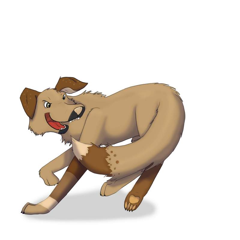 my part of the art trade with wolfLover95
