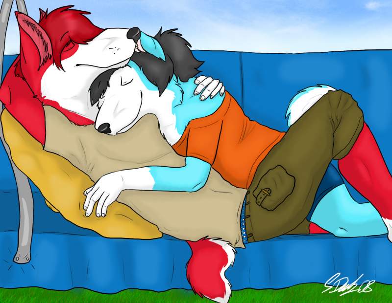 Ian and Kessie - art trade