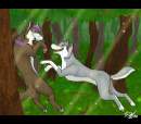Through the forest - art trade